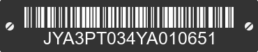 2000 YAMAHA PW50 JYA3PT034YA010651 VIN decoded