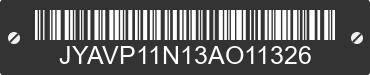 2003 YAMAHA XVS1100 / V Star 1100 JYAVP11N13AO11326 VIN decoded