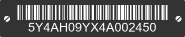 2004 YAMAHA YFM350 (Bruin 350) 5Y4AH09YX4A002450 VIN decoded
