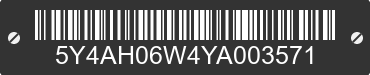 2000 YAMAHA YFM400 (Big Bear 400) 5Y4AH06W4YA003571 VIN decoded