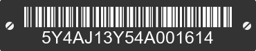 2004 YAMAHA YFM400 (Kodiak 400) 5Y4AJ13Y54A001614 VIN decoded