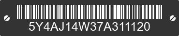 2007 YAMAHA YFM450 (Grizzly 450) 5Y4AJ14W37A311120 VIN decoded