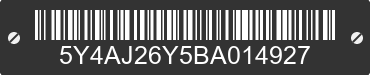 2011 YAMAHA YFM450 (Grizzly 450) 5Y4AJ26Y5BA014927 VIN decoded