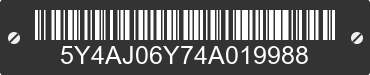 2004 YAMAHA YFM450 (Kodiak 450) 5Y4AJ06Y74A019988 VIN decoded