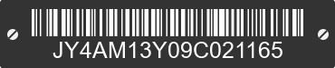 2009 YAMAHA YFM700 (Grizzly 700) JY4AM13Y09C021165 VIN decoded