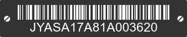 2001 YAMAHA YJ50R Vino JYASA17A81A003620 VIN decoded