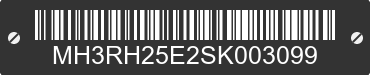 2025 YAMAHA YZF-R3 MH3RH25E2SK003099 VIN decoded