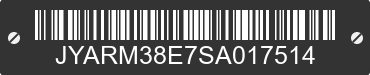 2025 YAMAHA YZF-R7 JYARM38E7SA017514 VIN decoded