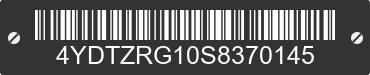 2025 ZINGER Zinger 4YDTZRG10S8370145 VIN decoded
